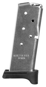 Steel single stack 9mm magazine for Beretta APX Carry handguns steel construction.
